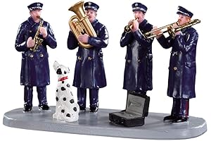 Lemax Firehouse Band for a Memorable Firehouse Christmas Village