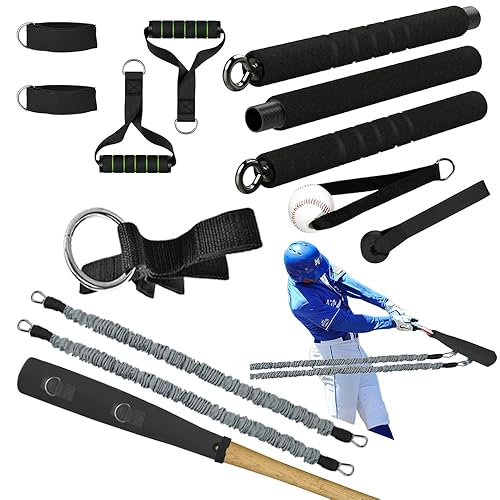 Baseball Resistance Trainer,Training Aid for Baseball Softball Pitchers,Interchangeable Grips to