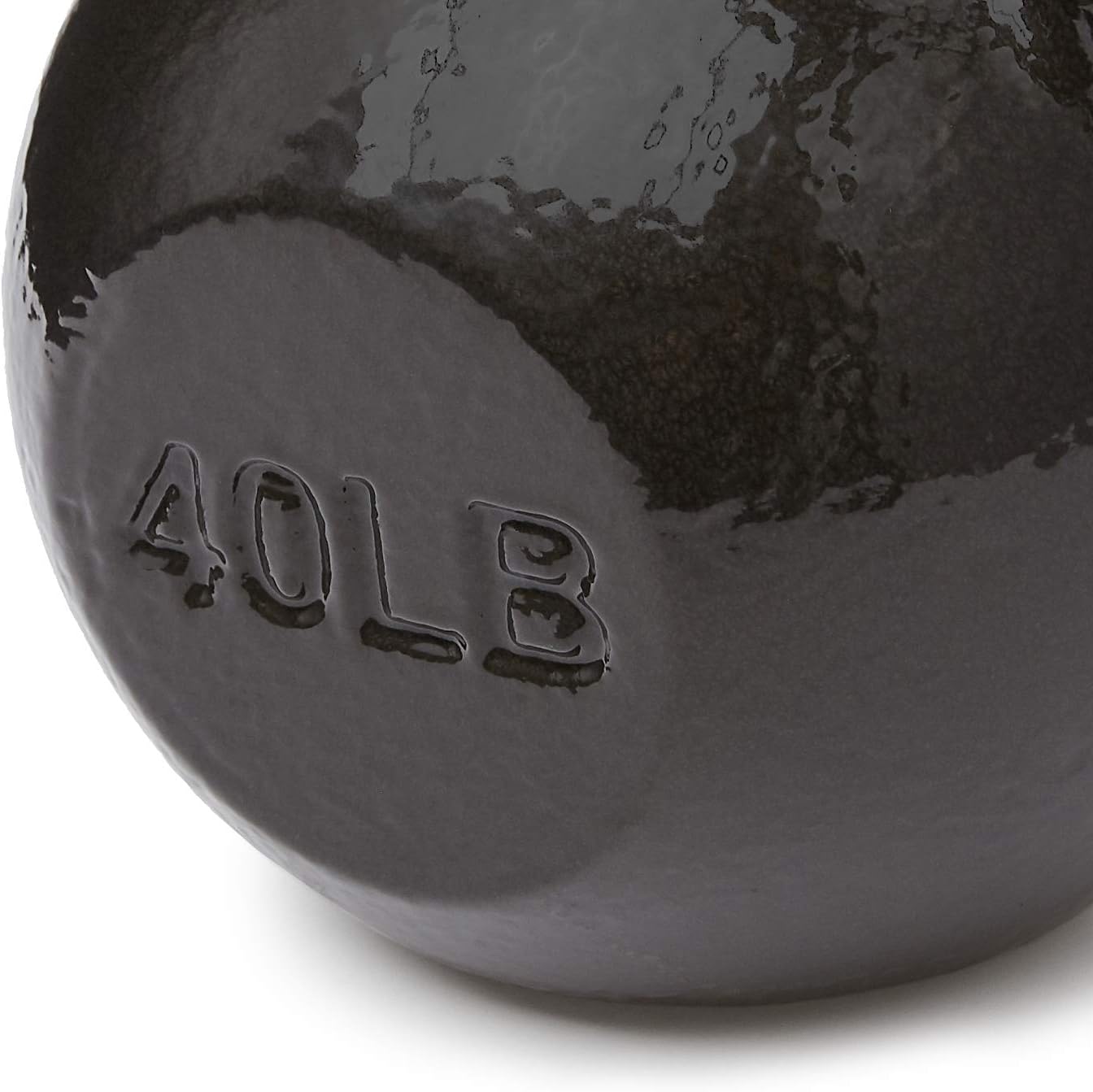  Basics Cast Iron Kettlebell - 40 Pounds, Black : Sports & Outdoors