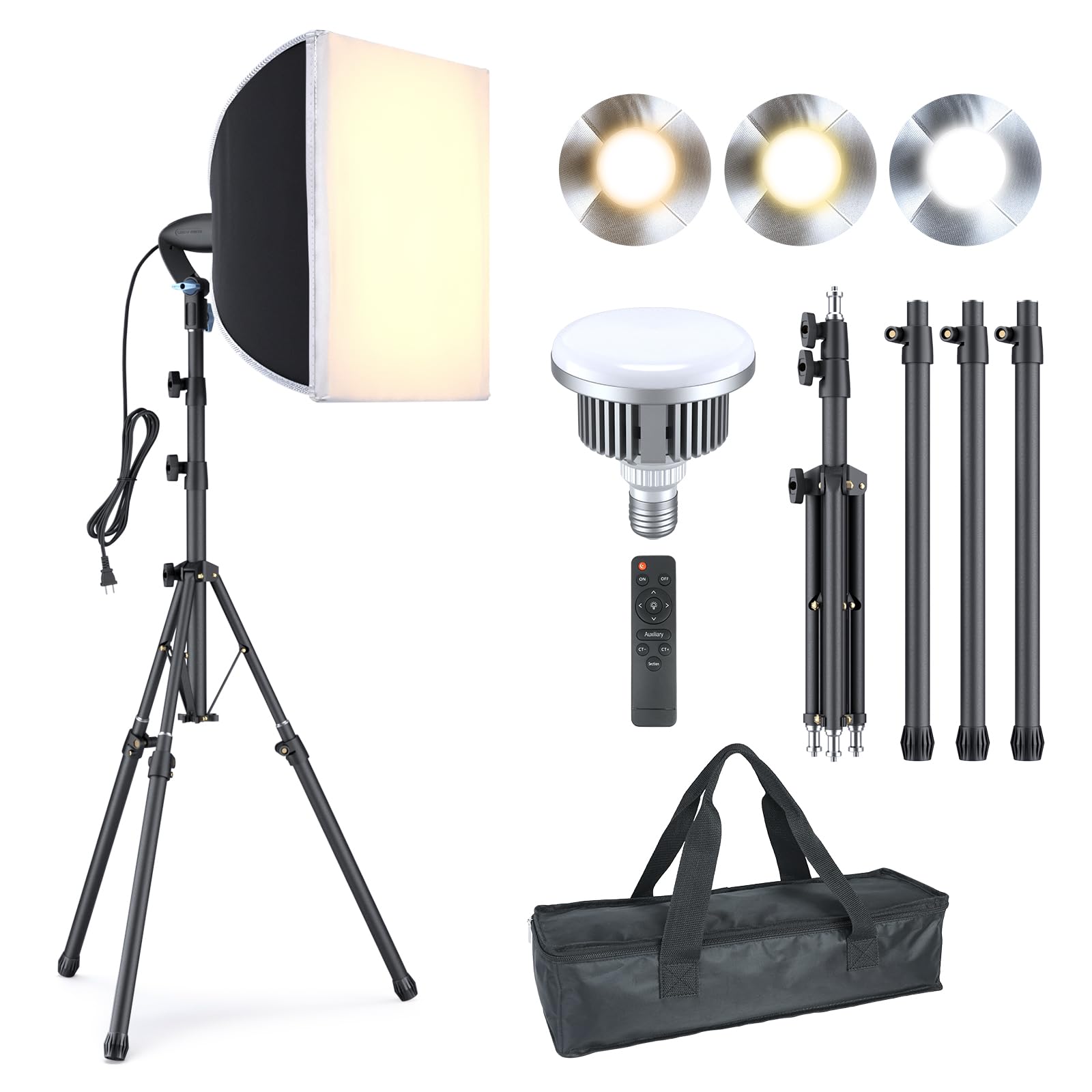 Lykos Led Softbox raleno softbox lighting kit