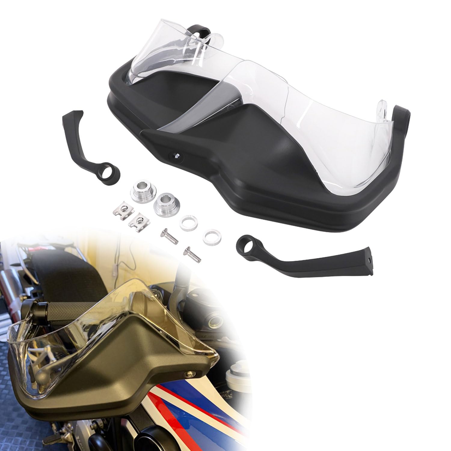 Parabrezza per Moto Universale R1250GS R1200GS F800GS S1000XR ADV Trasparente