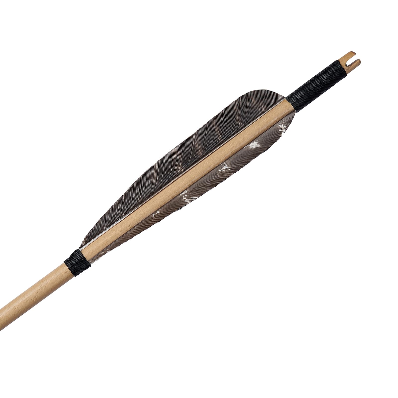 Frecce In Legno Per Tiro Con L'Arco - 31,5 Pollici Con Piume Naturali Per Archi Tradizionali E Ricurvi - Foto 10