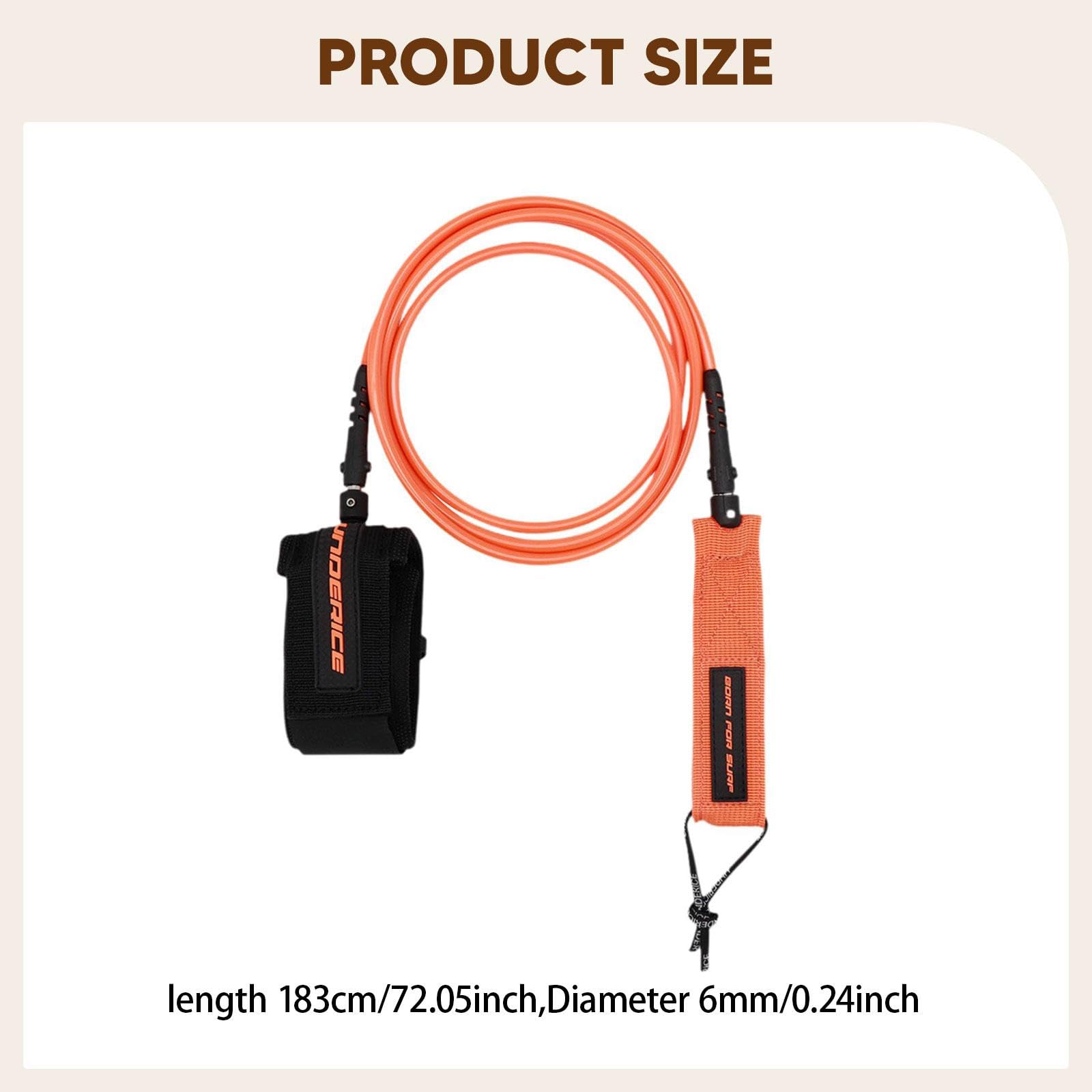 Leash per tavola da Surf, Corda di Ricambio per Gamba da Surf, Robusta Surf, Cinturino per Caviglia per Tavole Lunghe.