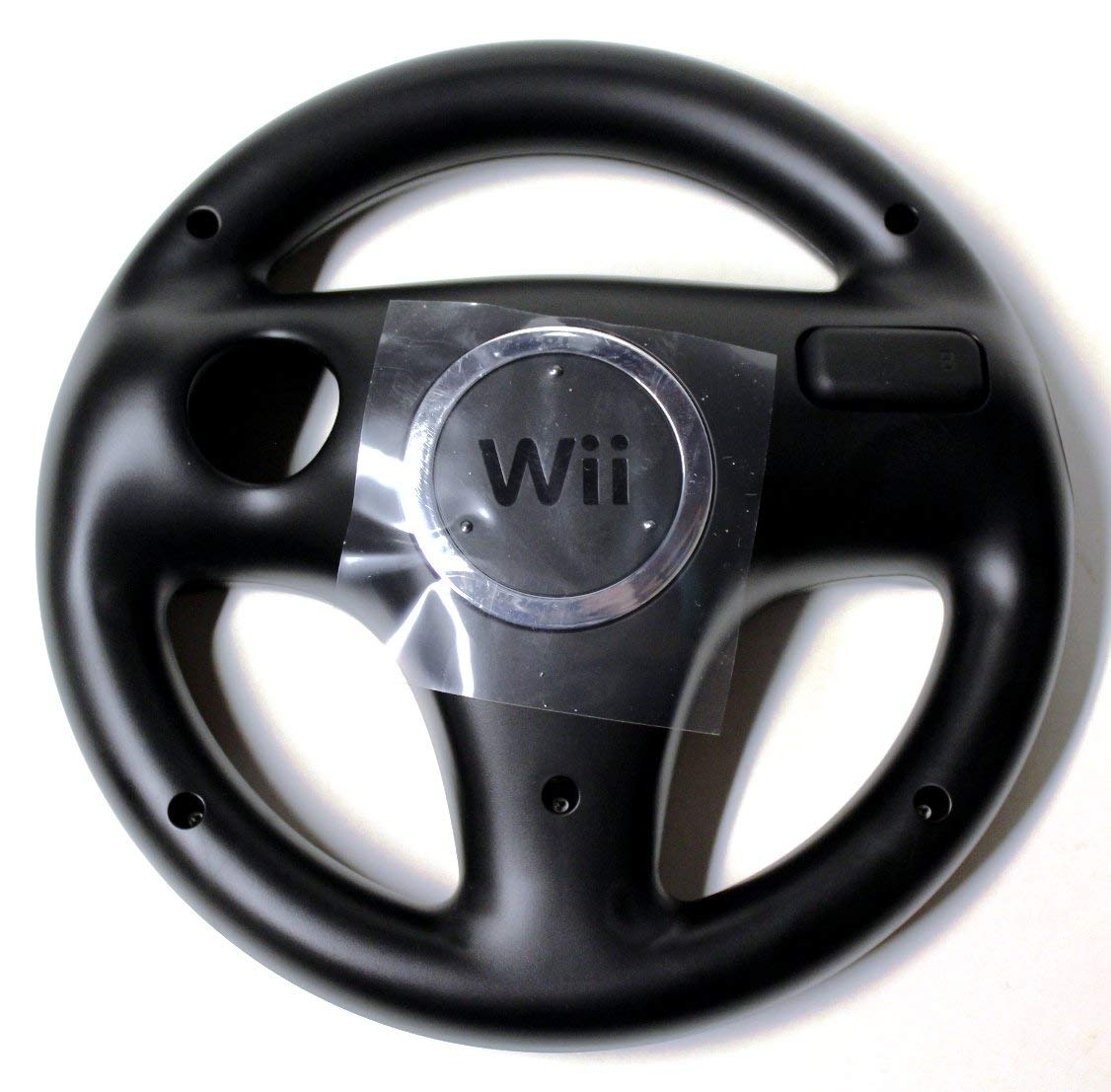 Official Nintendo Wii Wheel - Black (Renewed)