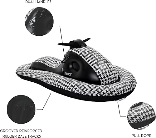 Miniatura 6 de FUNBOY Moto de nieve inflable de la diversión del invierno, cara feliz, cara feliz individual