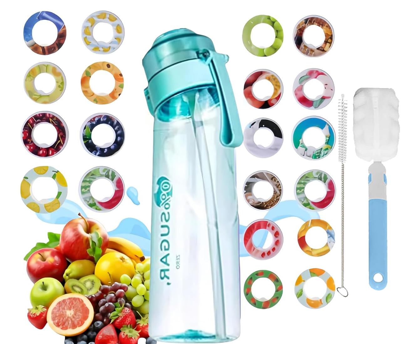 お菓子　水筒　香水 Amazon｜【2026年新モデル】19種類のフレーバー、味のする水筒、水の味