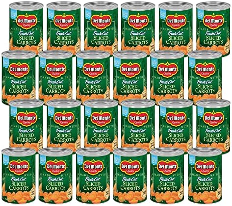 Del Monte Canned Fresh Cut Sliced Carrots, 14.5 Ounce (Pack of 24) 2400016299