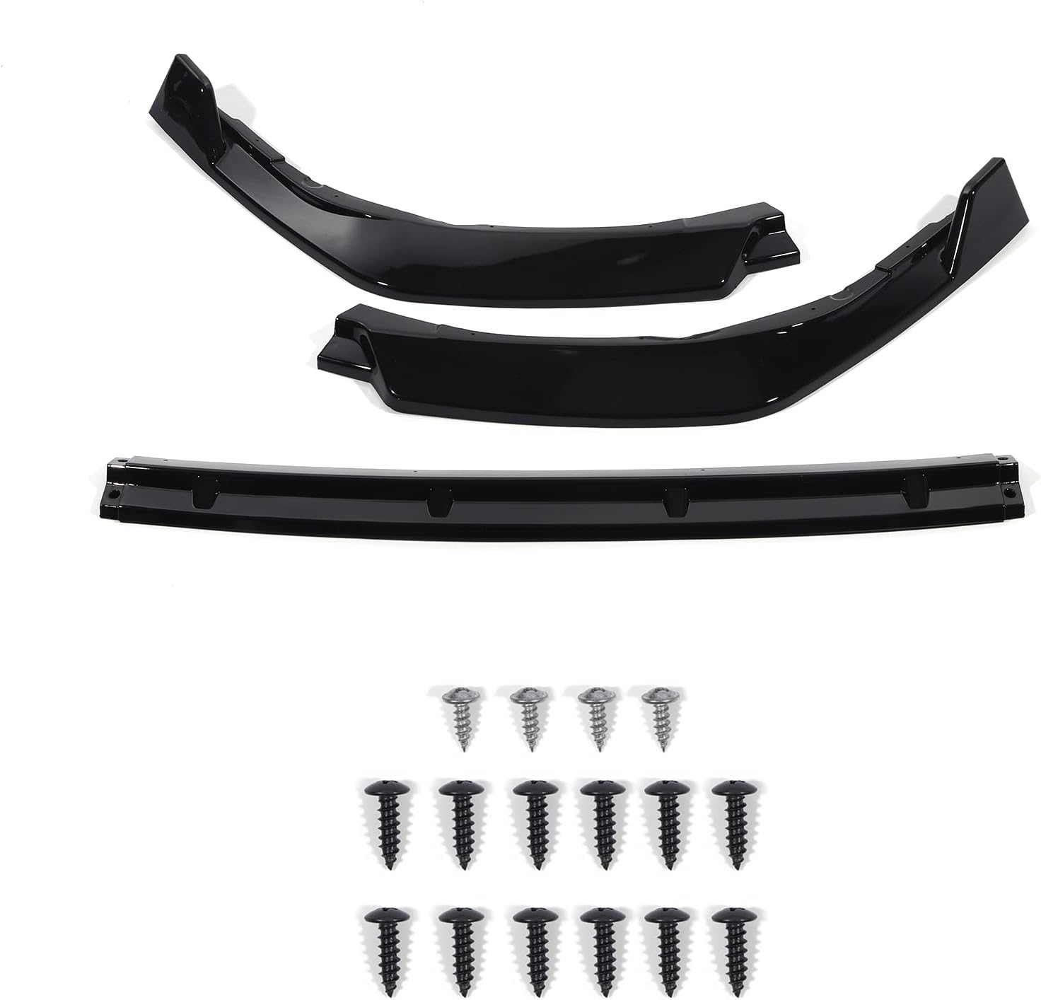 ZXMOTO Front Bumper Lip Chin Spoiler ABS Front Bumper Lip Body Kit Front Bumper Spoiler Splitter Fit for Toyota Camry 2021 2022 2023 SE XSE(Sport Model) 3PCS Gloss Black