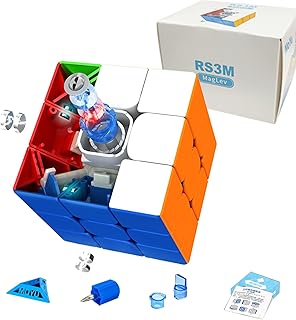 مكعب سرعة ماجليف RS3M 3 × 3، إصدار مويو من تونجيلول (مطور) لعبة أحجية سحرية ناعمة ثلاثية الأبعاد للبالغين والأطفال، موديل (MF8900)