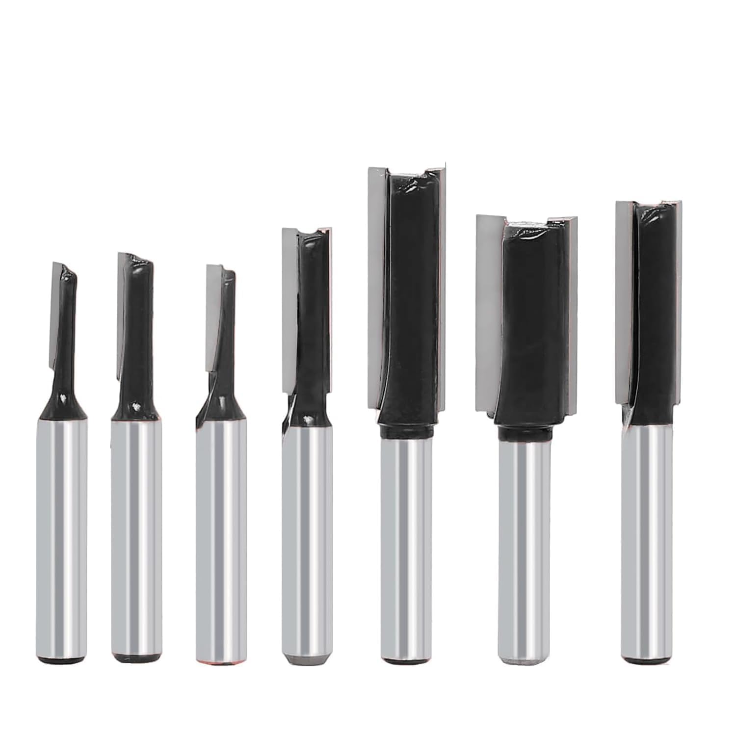 1pc Straight/Dado Router Bit - 3/8W X20H 8mm Shank Cutter For Wood Tungsten Carbide Router Bit Woodwork Tool I.333386701