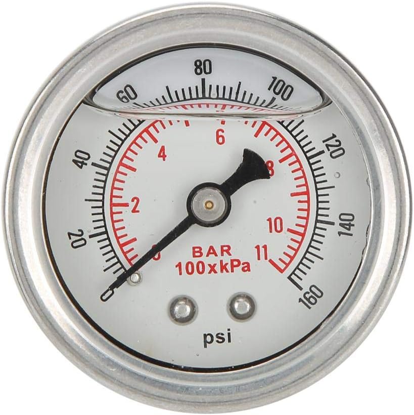 Fuel Pressure Regulator, Qiilu Automobile Fuel Pressure Gauge FPR Pressure Regulator Fits for B16 B18 B20 Si LS GSR D16 B20 B17()