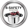 Tefal Clipso Minut Easy 6 Liter Pressure Cooker - 1510001237