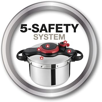 Tefal Clipso Minut Easy 6 Liter Pressure Cooker - 1510001237