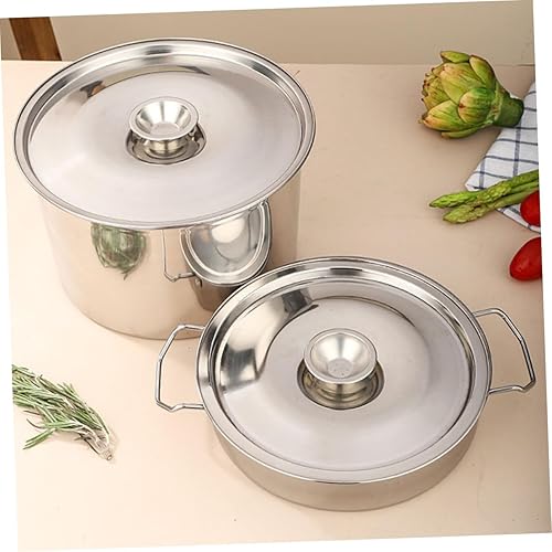 Miniatura 8 de Colador de malla de acero inoxidable con agujeros para uso doméstico, colador de cocina a prueba de óxido para cocinar, ideal para pasta, mariscos y