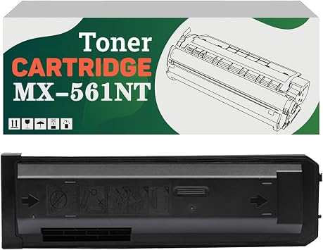 Compatible MX-561NT MX561NT High-Capacity Toner Cartridge, Works for Sharp MX-M2630 MX-M2651 MX-M3050 MX-M3051 MX-M3070 MX-M3071 MX-M3550 MX-M3551 Printers 1 Pack