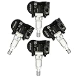 Cheriezing Programmed Tire Pressure Monitoring System (TPMS) Sensor 433MHz Compatible with 2016-2022 NSX RDX TLX ILX Odyssey Passport Pilot Ridgeline Replace# 42753-T6N-A01 Set of 4