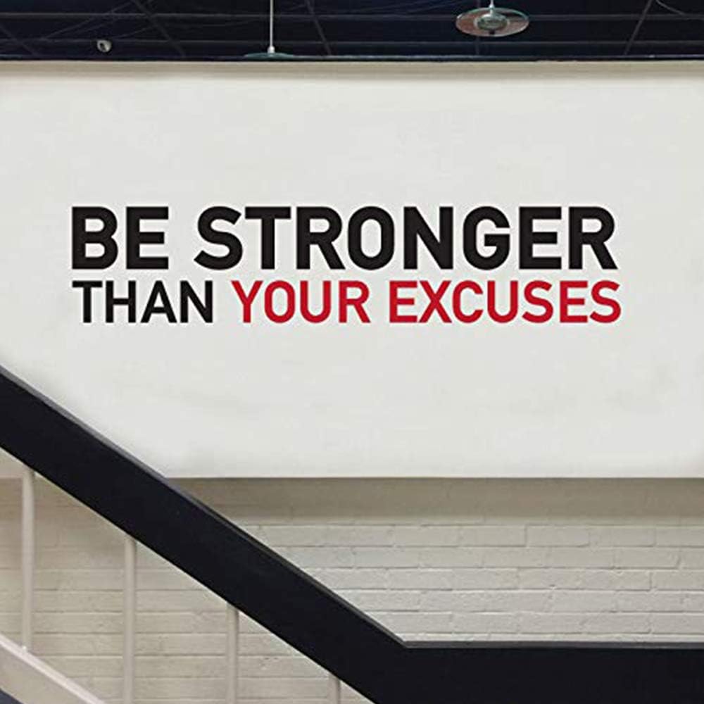 Be Stronger A Wall Decal sitcker Home or Gym glack