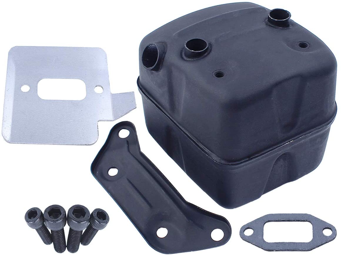 Marmitta Di Scarico Per Motosega Husqvarna 346XP 340 345 351 353 - Con Guarnizione E Viti - Foto 7