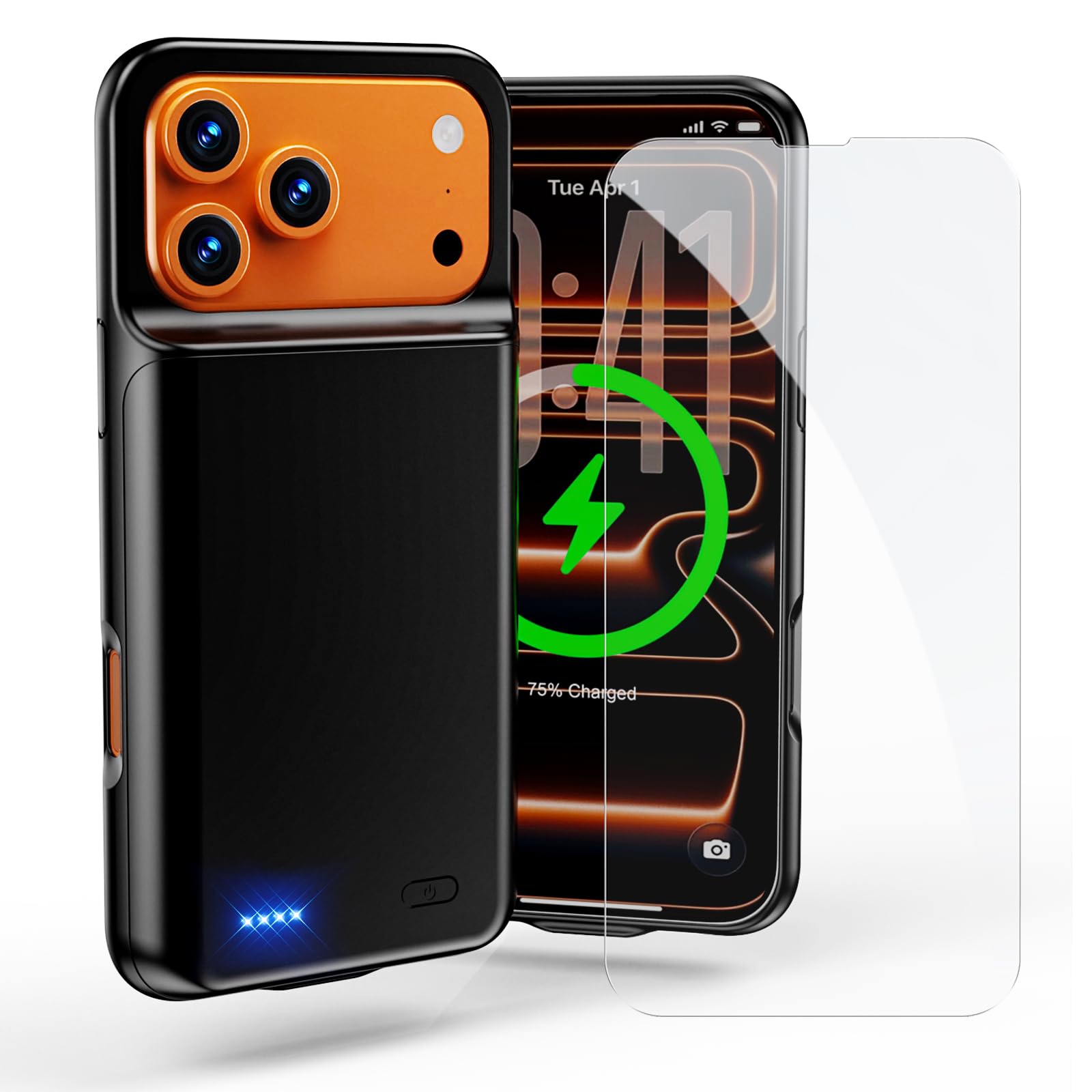 Coque de protection iPhone 17 Pro Max 6,9" avec batterie intégrée - 8