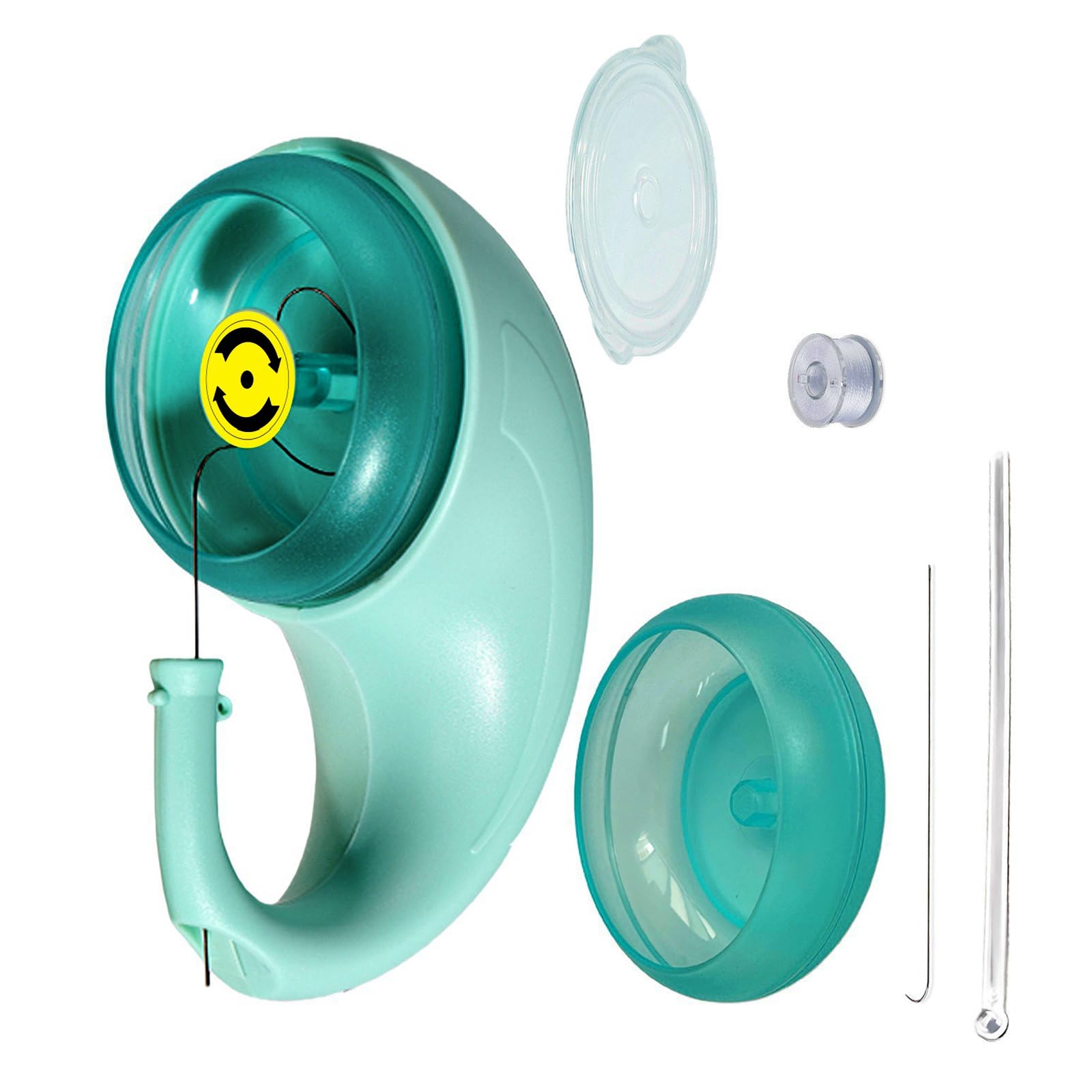 Shntig Bead Stringing Device for Handcrafted Decorations Compact Lightweight Construction Good for New Users and Experts Soft Bead Spinner
