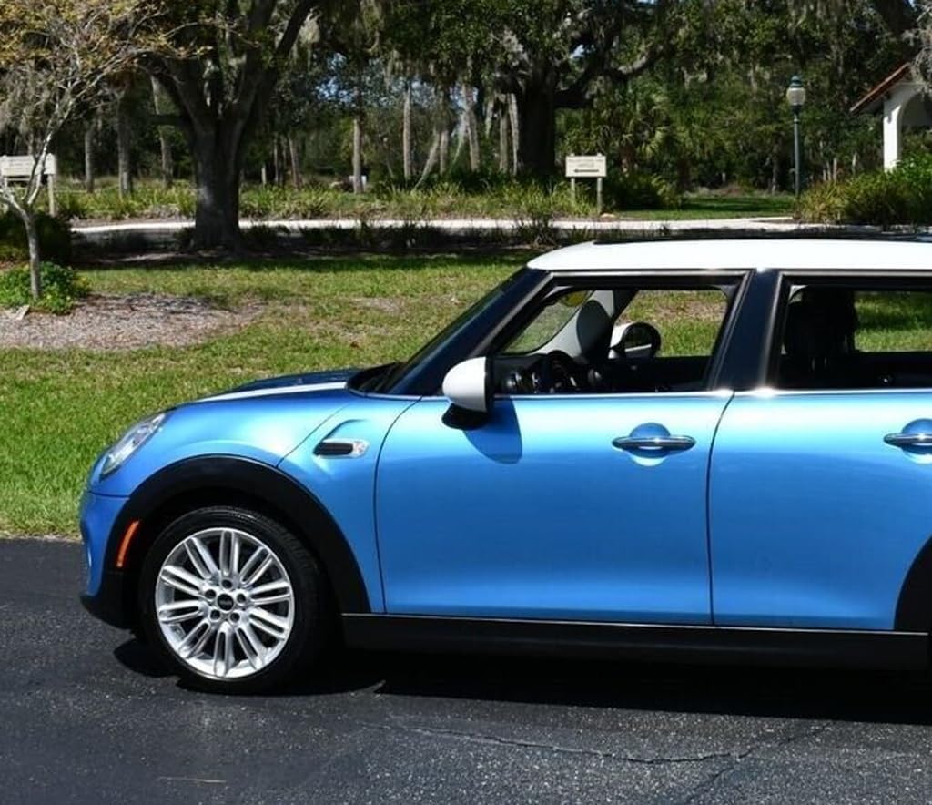 iJDMTOY Euro Clear Lens Front Fender Side Marker Turn Signal Light Housings Compatible With Mini Cooper Pre-LCI F55 F56 F57 Hardtop/5-Door/Convertible, Replace OEM USDM Amber Sidemarkers, No Bulb