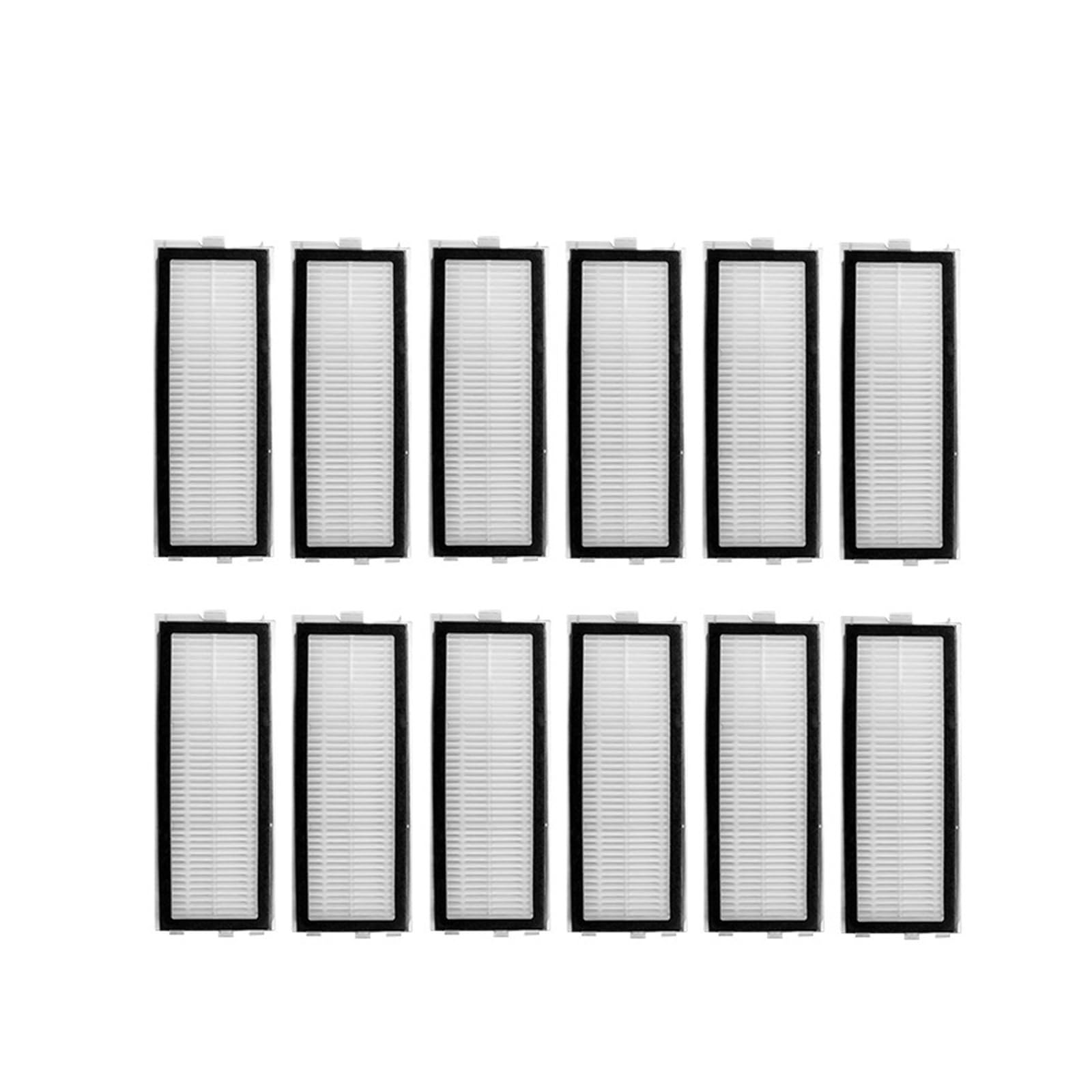 EEZII Filter Replacement Parts，Compatible For Roborock，Qrevo Master, Qrevo Slim, V20, P10S Pro Robot Vacuum Cleaners Parts