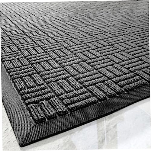 Tapis d'entrée de maison robuste en caoutchouc antidérapant - 6
