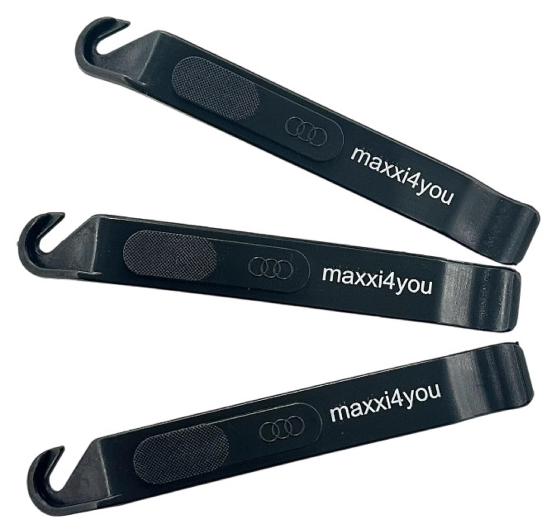 2 x Kenda K-1027 MTB Fahrradreifen Schwarz 52-584 (27.5 x 2.10) + 2 passende Schläuche AV inkl. maxxi4you Reifenheber