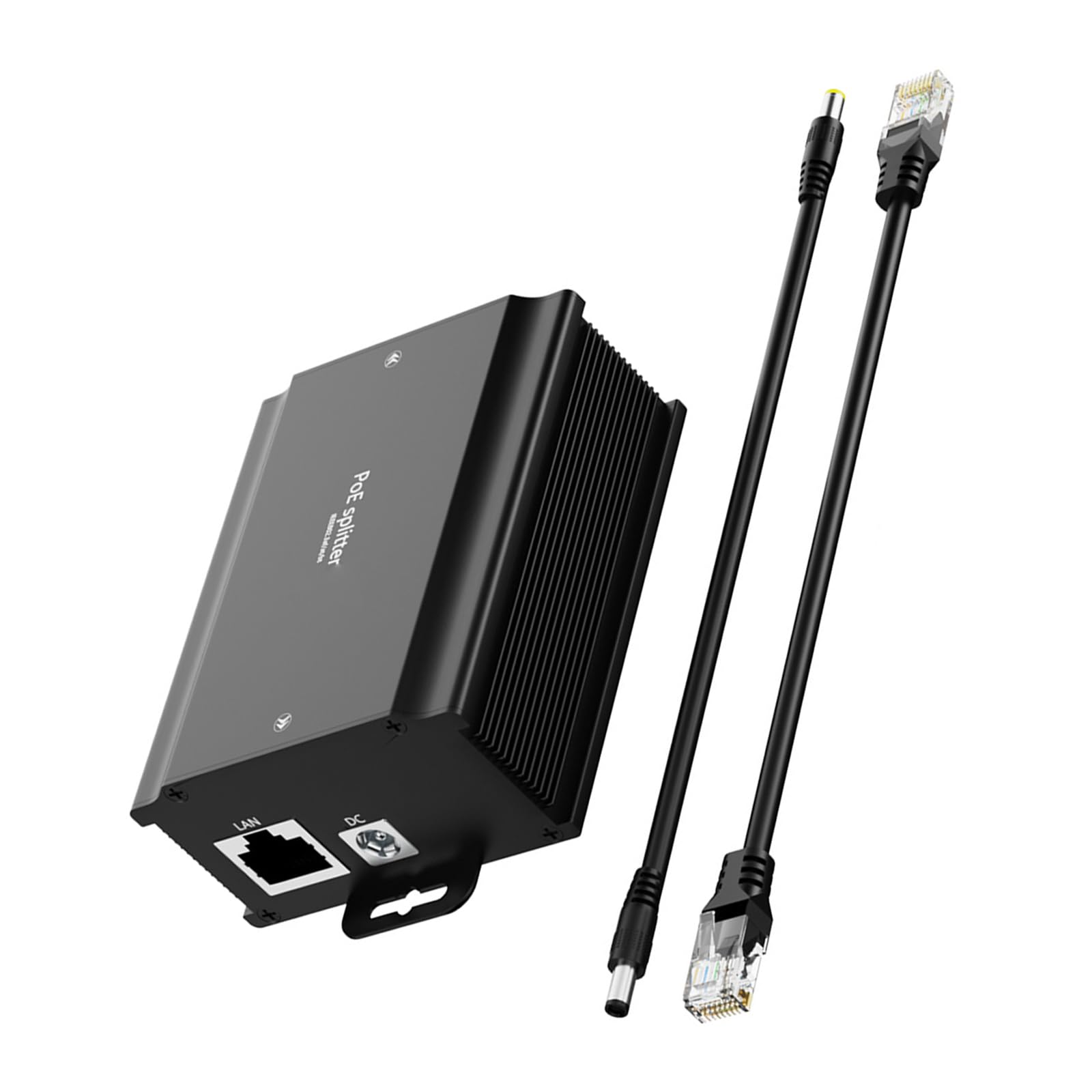 Leistungsstarker 48-V zu-36-V-2A Gigabit POE, POE Splitter für Überwachungskameras mit Protokollen für Netzwerkgeräte und Kameraprotokolle