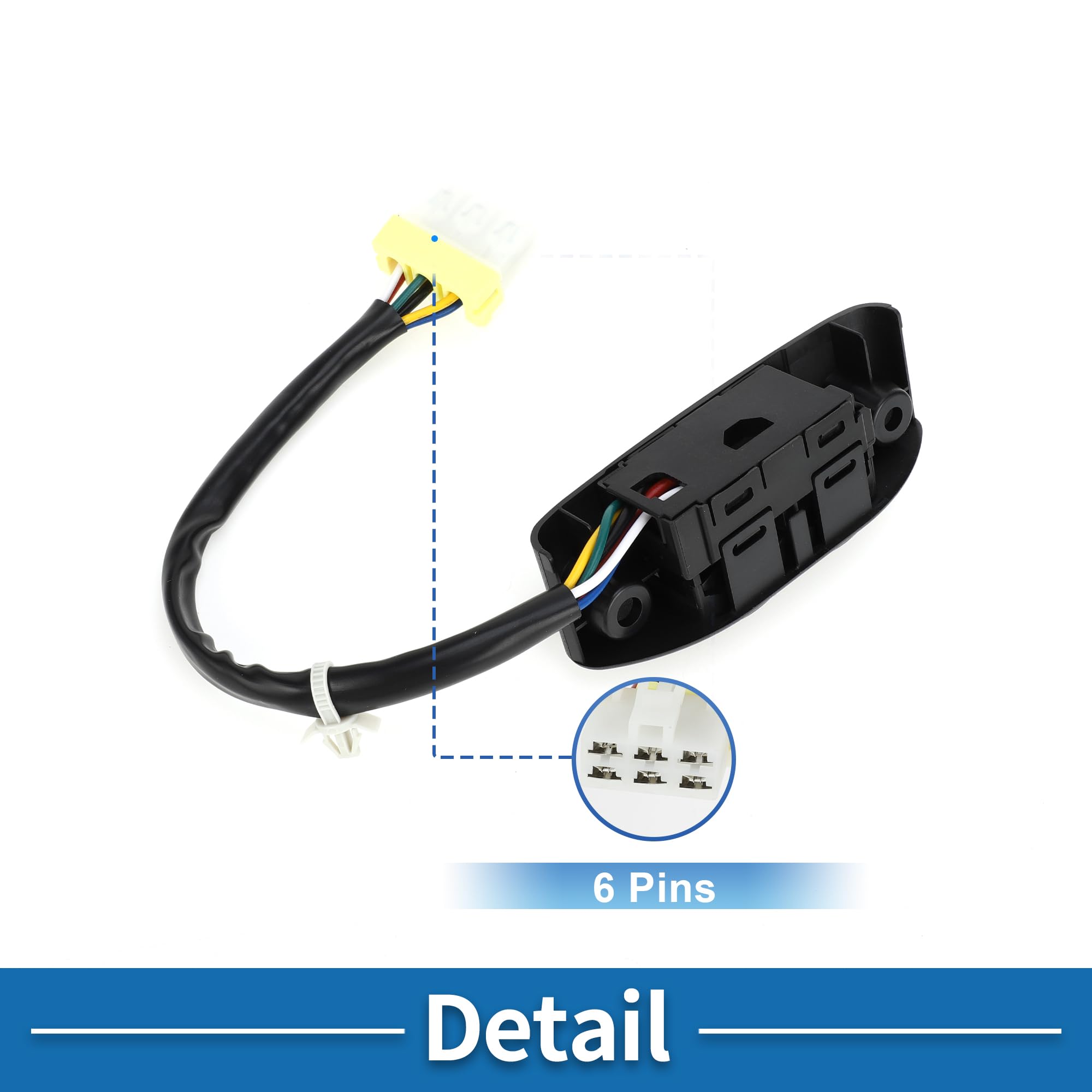 A ABSOPRO Interruptor De Asiento Eléctrico No. 87066-Cd001 Ajuste De Reclinación Interruptor Reclinable Para Nissan 350Z 3.5L V6 En Base Convertible 2004-2006