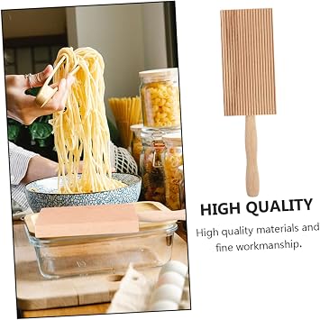 Zerodeko 2pcs Gnocchi Board Wooden Pasta Making Tools for Homemade Gnocchi and Easy to Use