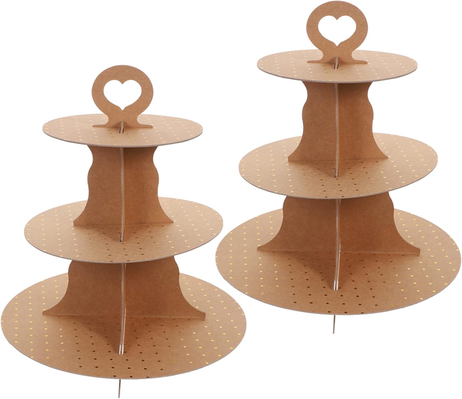 Abaodam 3 Tier Cardboard Cardboard Cake Tower Appetizer
