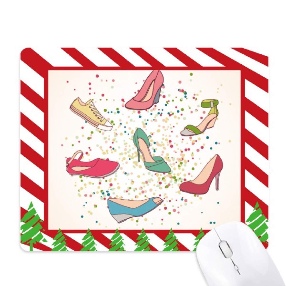 Tapis de souris dessin animé canne de Noël pour décorer votre bureau