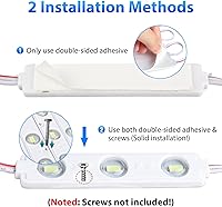 Vista 4 de Linkstyle Kit de iluminación para el interior de furgoneta, de 12V con 120 LEDs, tira de luz LED, módulo de iluminación LED para techo del coche