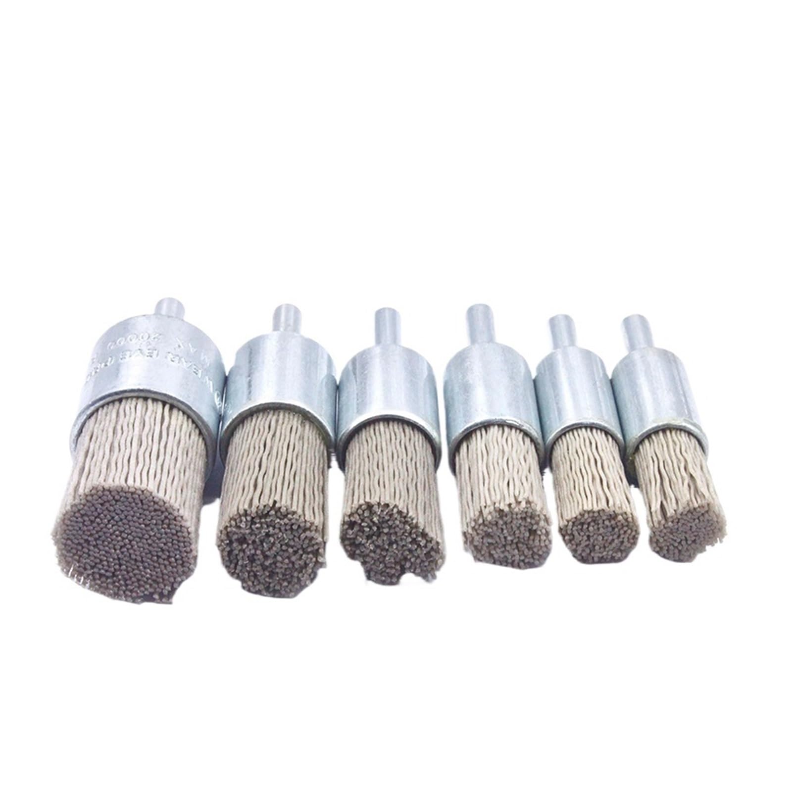 Szczotka druciana ze stali węglowej, Zestaw nylonowych szczotek ściernych o średnicy 4-32 mm Ziarnistość #240/#320/#500 do obróbki powierzchni(Grit240 Diameter28mm)