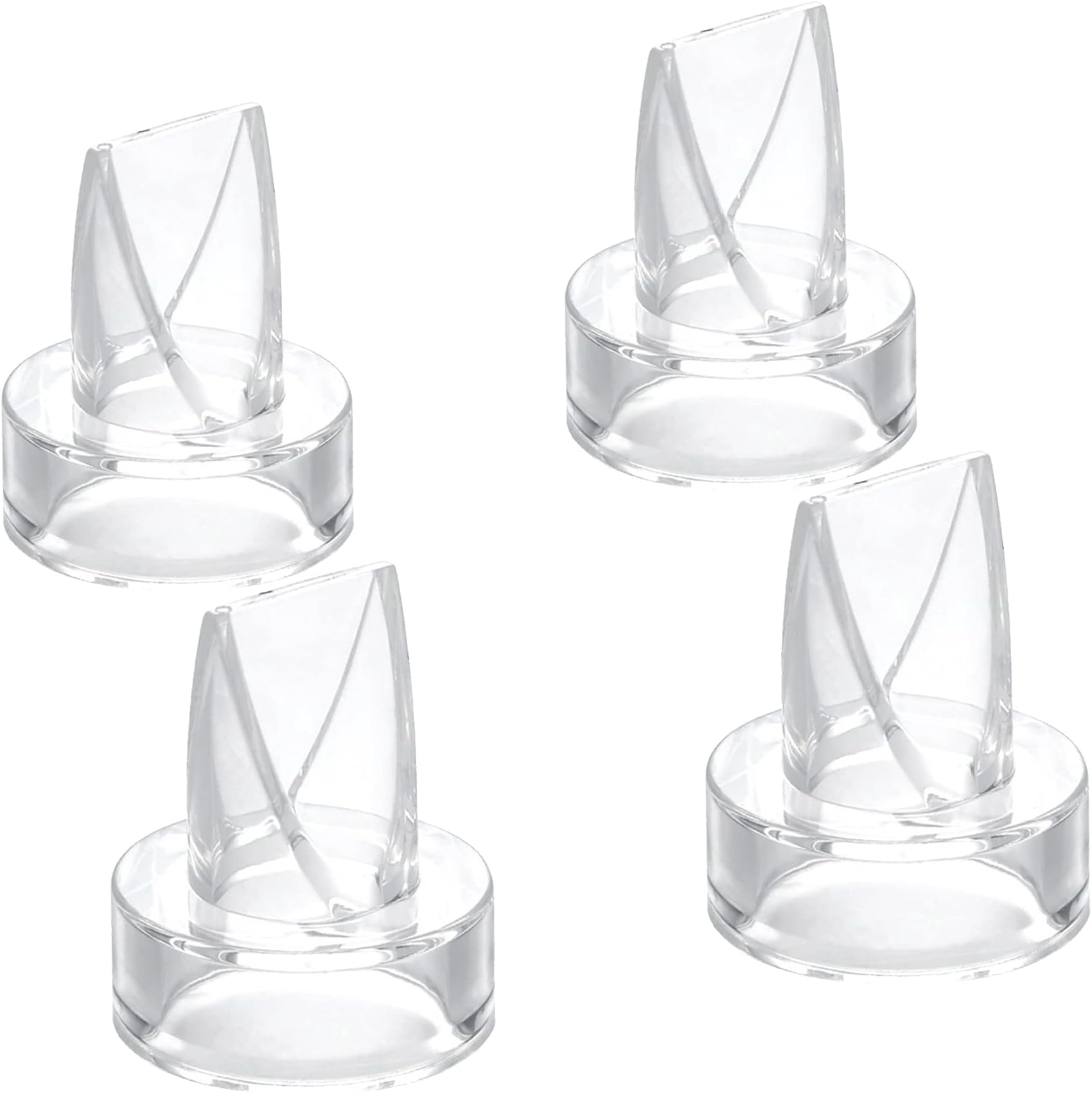 Wearable Breast Pump Replacement Accessories, 4 pcs Duckbill Valves Compatible with Momcozy/TSRETE/PADRAM/LoveOfLive/OMFMF Wearable Breast Pumps