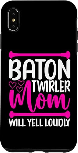 iPhone XS Max Baton Twirling Mom Outfit Majorette Baton Twirler Mom Case