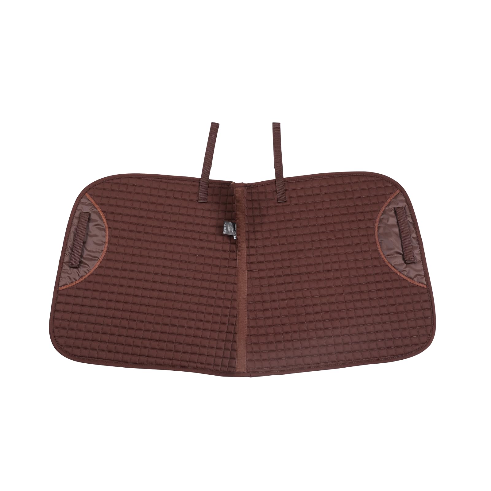 GP Coussinet de selle en coton universel marron, tissu de selle de saut classique respirant