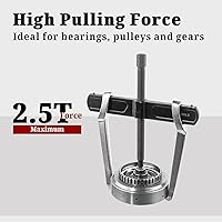 Vista 4 de BILITOOLS Extractor de engranajes de 6" con 2 mordazas, interno externo para la extracción de poleas, volantes, rodamientos y engranajes