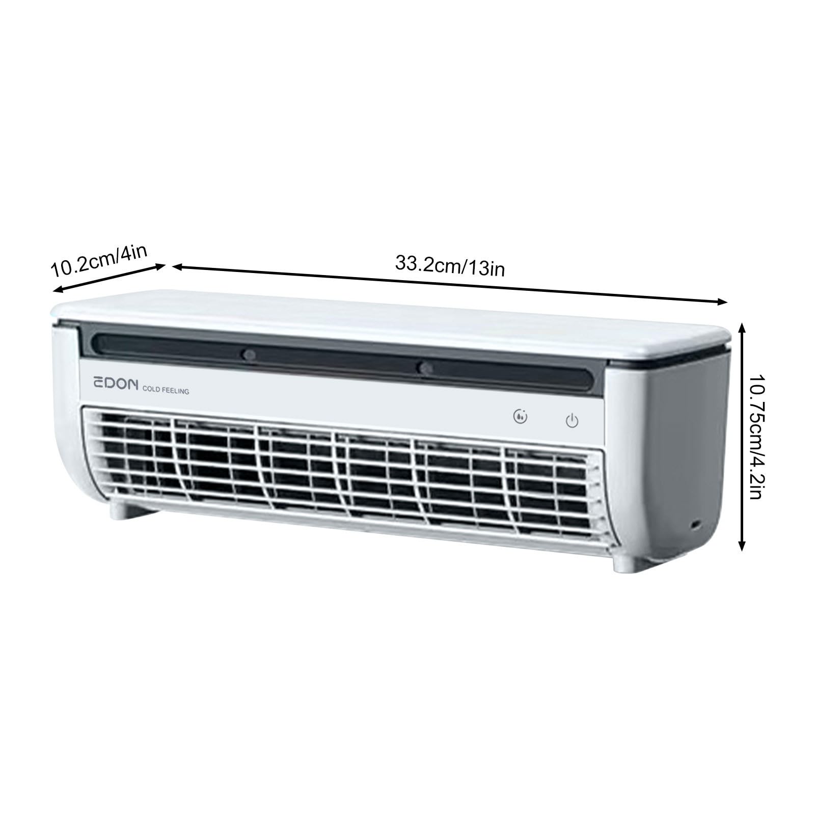 Condizionatore d'aria a doppio uso, unità combinata di raffreddamento e riscaldamento da 9000 BTU, portatile, 4 in 1, raffreddamento, calore, deumidificazione, ventilatore, risparmio