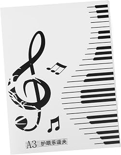 A3 Sheet Music Folder Plastic, 20-Page Storage Organizer