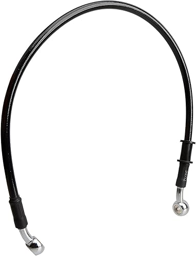 Miniatura 8 de Línea de freno de motocicleta, tubo de aceite de embrague hidráulico universal de 15.75 pulgadas, accesorios trenzados de acero inoxidable para