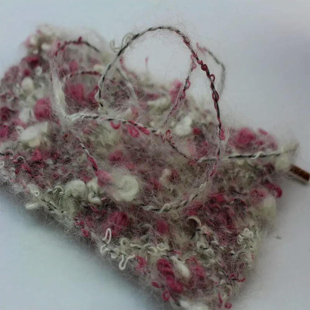Hand Knitting Hilo， Hilo de Tejer orgánico Saludable, Hilo de Tejer a Mano, Tejido de Ganchillo, Lana Fina de Mohair, Tinte Espacial único y Elegante, 250g(2)