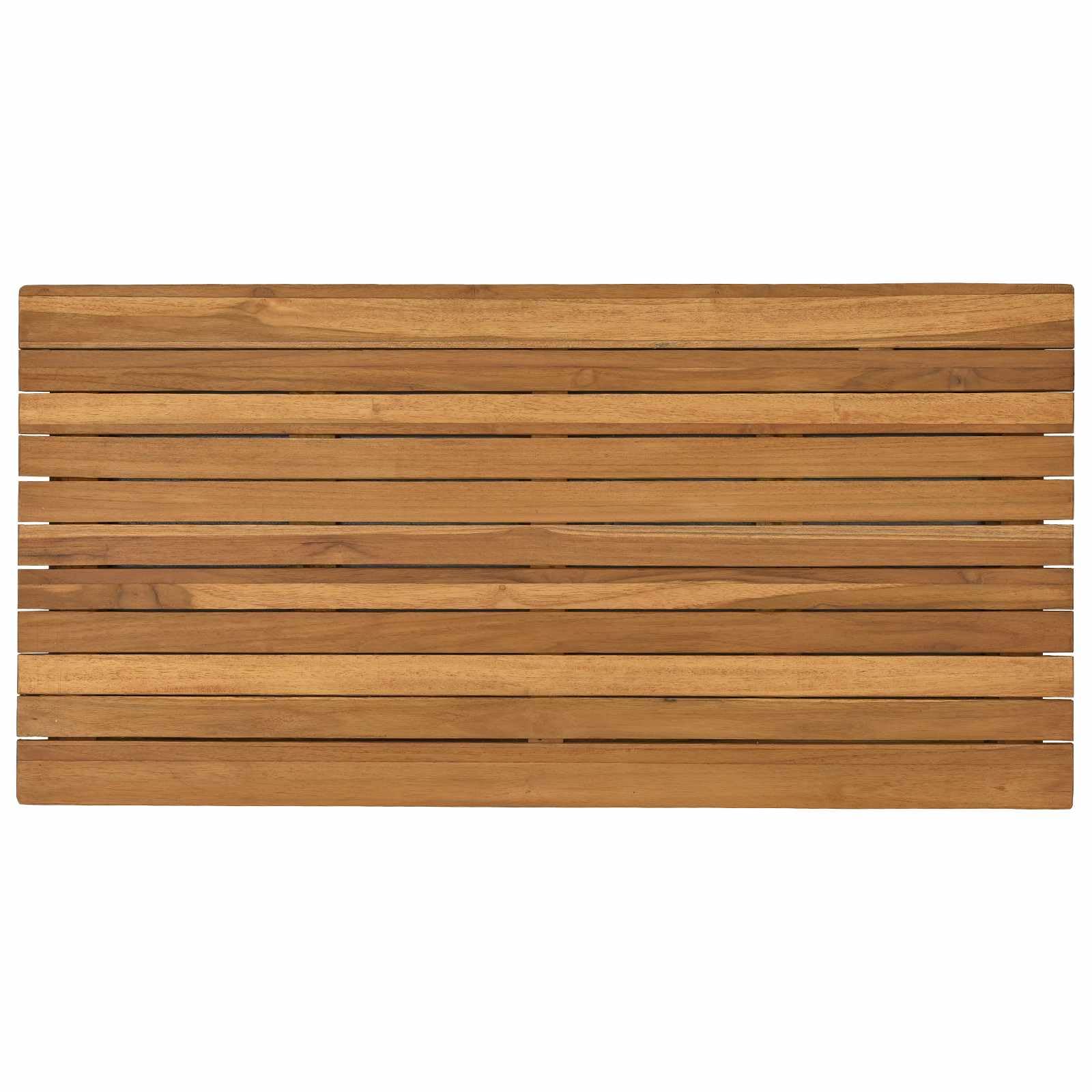 Fengshui Plateau de table 90 x 45 x 3,5 cm en teck massif