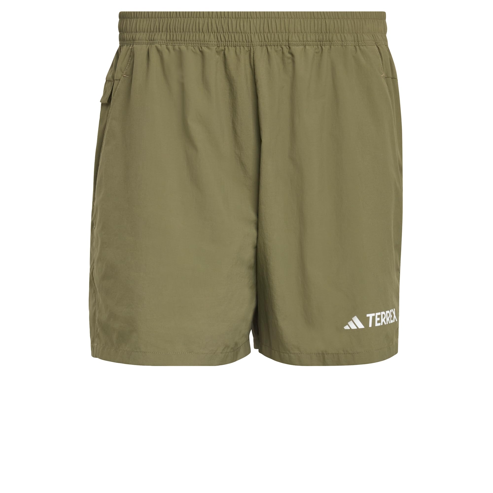 adidas Men's Terrex Multi Shorts, Olive strata, XS