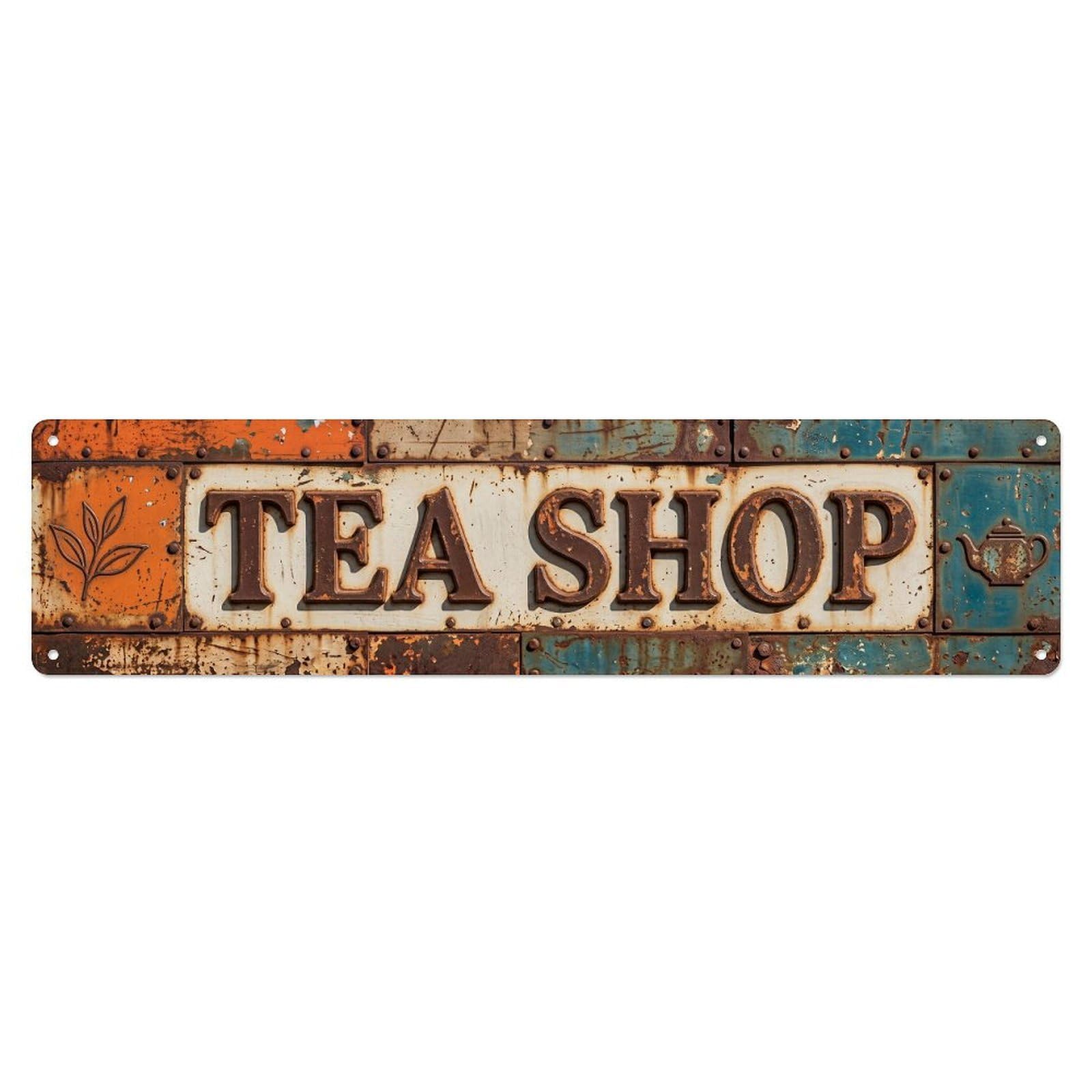 Tea Shop Vintage Kitchen Metal Tin Sign