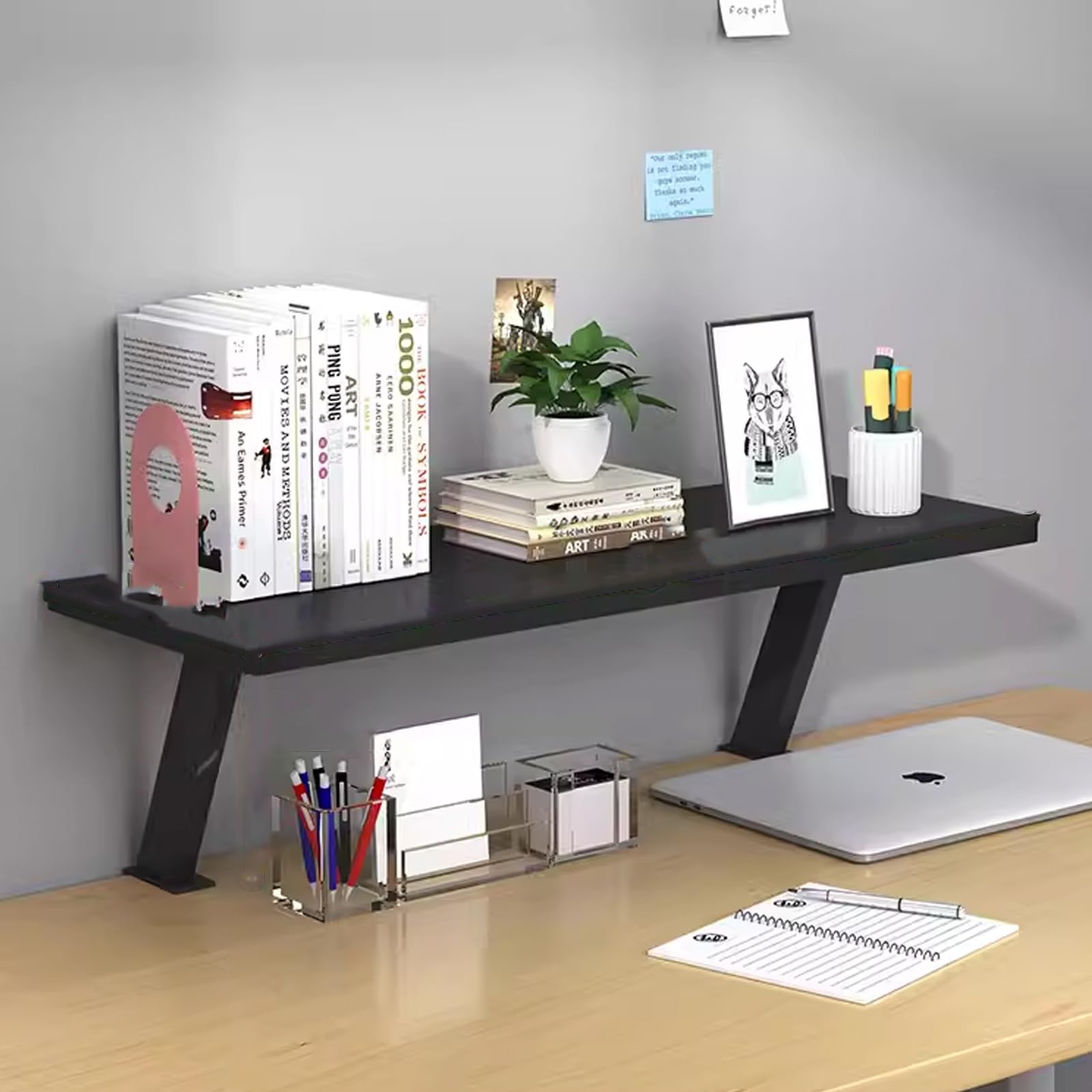Amazon.com: DYUNCZ Clamp on Desk Organizer Shelf, Clamp on Desk