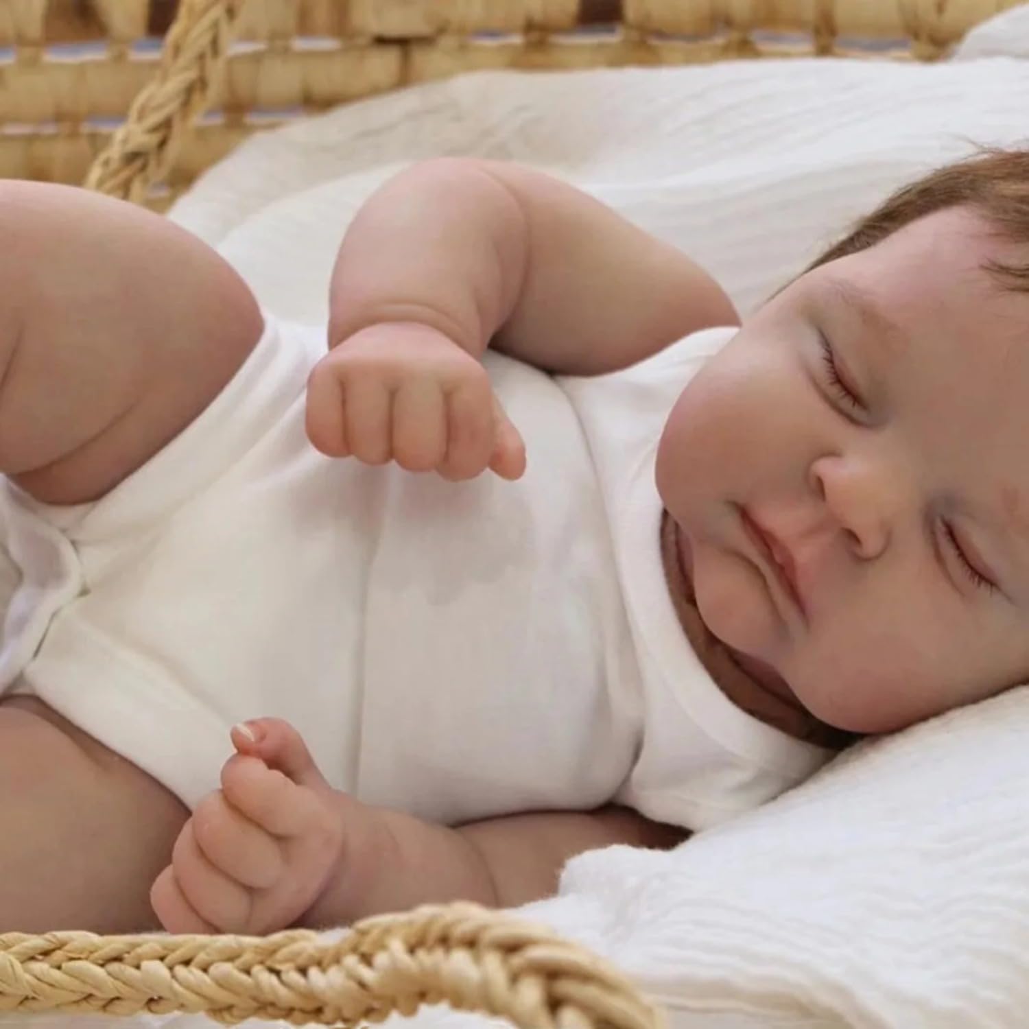 Lonian 45cm Soft Cotton Body Reborn Baby Dolls Sleeping Lifelike Babies