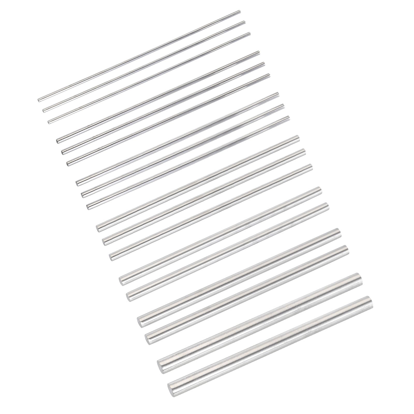 Metal Rod Sourcing Map 304 Stainless Steel Round Rods – 9.5mm X 250mm
