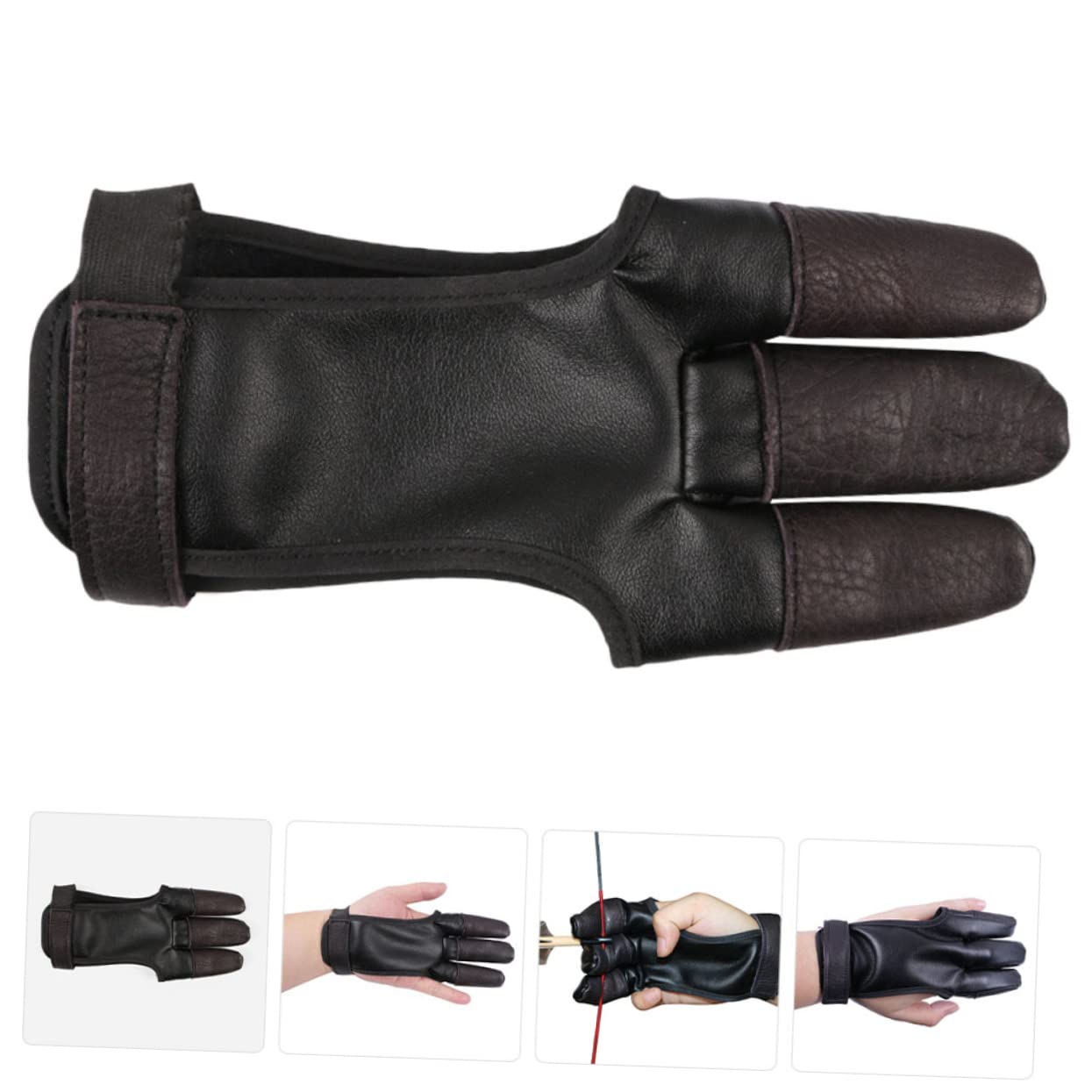 BESPORTBLE 4pcs Wear-Resistant Glove Portable Professional Finger Guard Reusable Equipment for